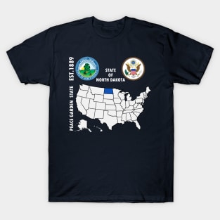 State of North Dakota T-Shirt